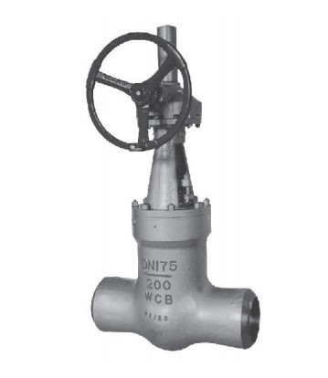 Cast weld connection WCB gate valve