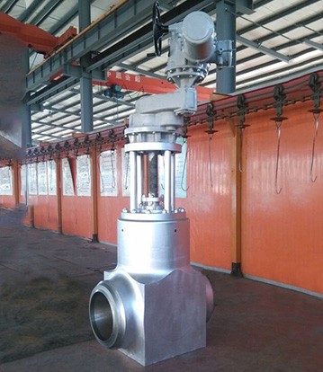 Solid forged WB36-DN400 gate valve