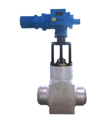 High parameter solid forged gate valve with parallel double gate plate for high pressure water supply system